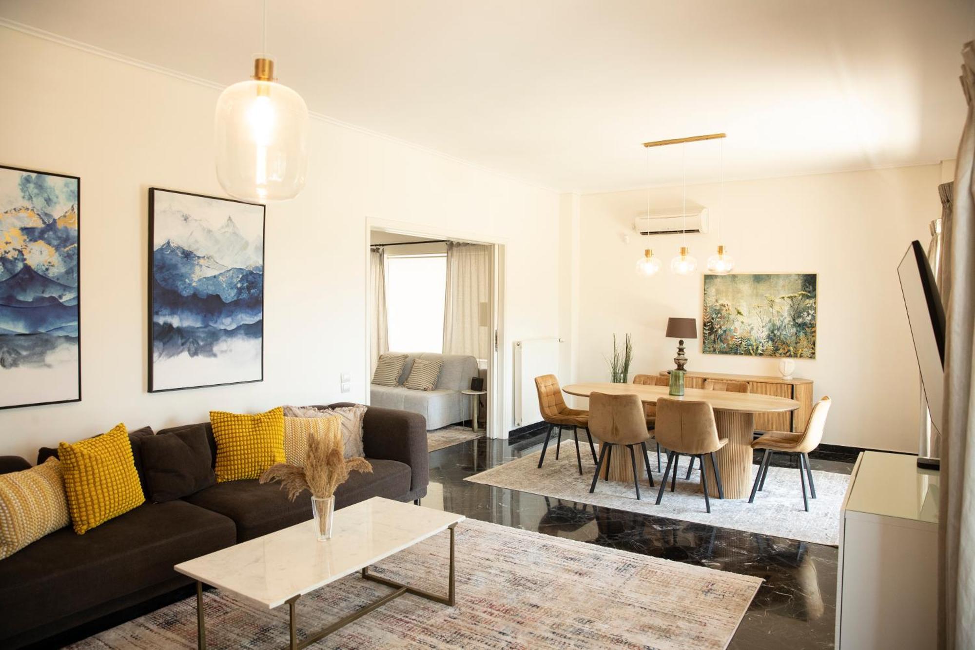 Spacious Glyfada Golf 4Br -Near Beach + Shops Афіни Екстер'єр фото