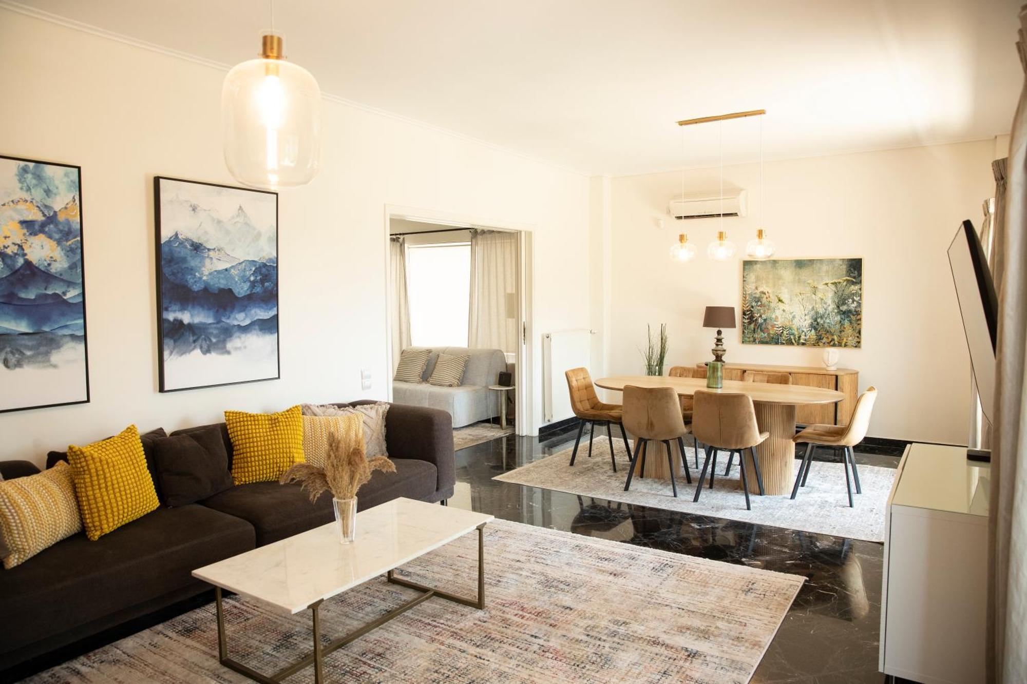 Spacious Glyfada Golf 4Br -Near Beach + Shops Афіни Екстер'єр фото